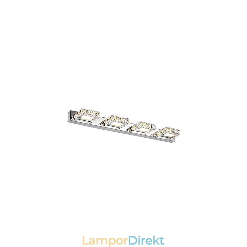 Badrumsunderdel Light Crystal Make Up Mirror Light 4 Lampor Badrumsbelysning
