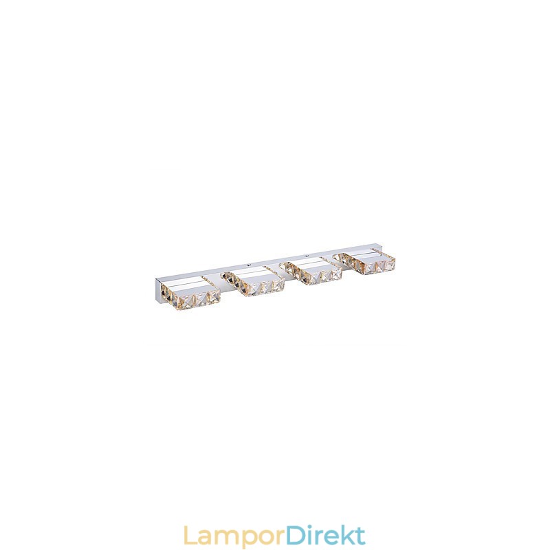 Badrumsunderdel Light Crystal Make Up Mirror Light 4 Lampor Badrumsbelysning
