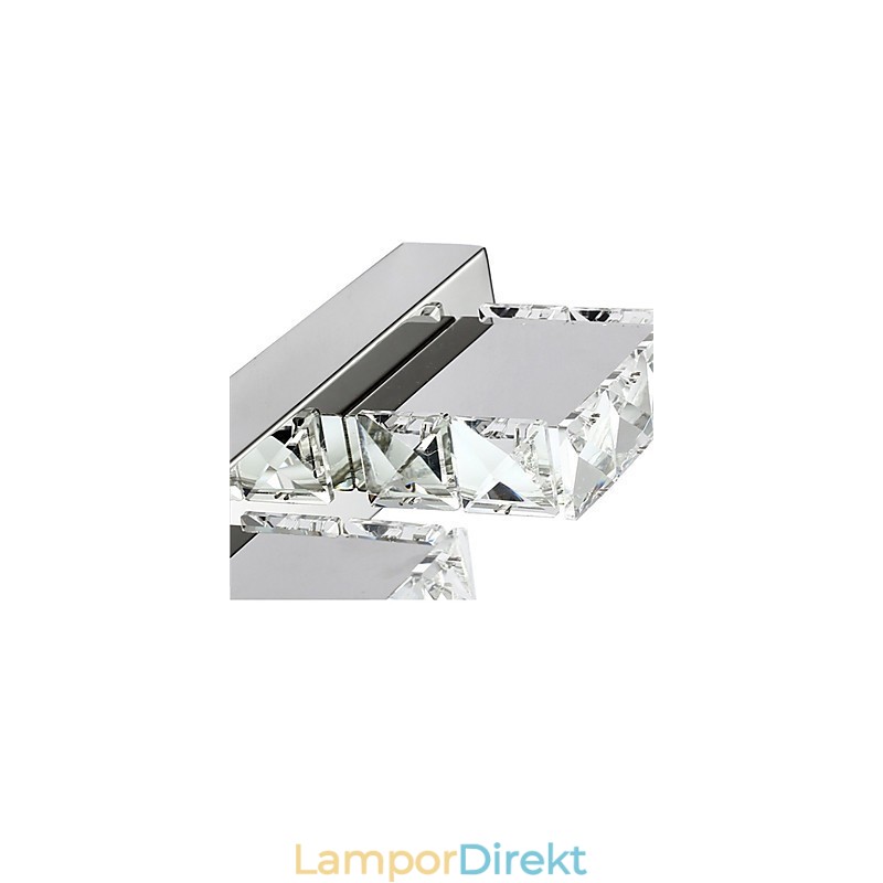 Badrumsunderdel Light Crystal Make Up Mirror Light 4 Lampor Badrumsbelysning