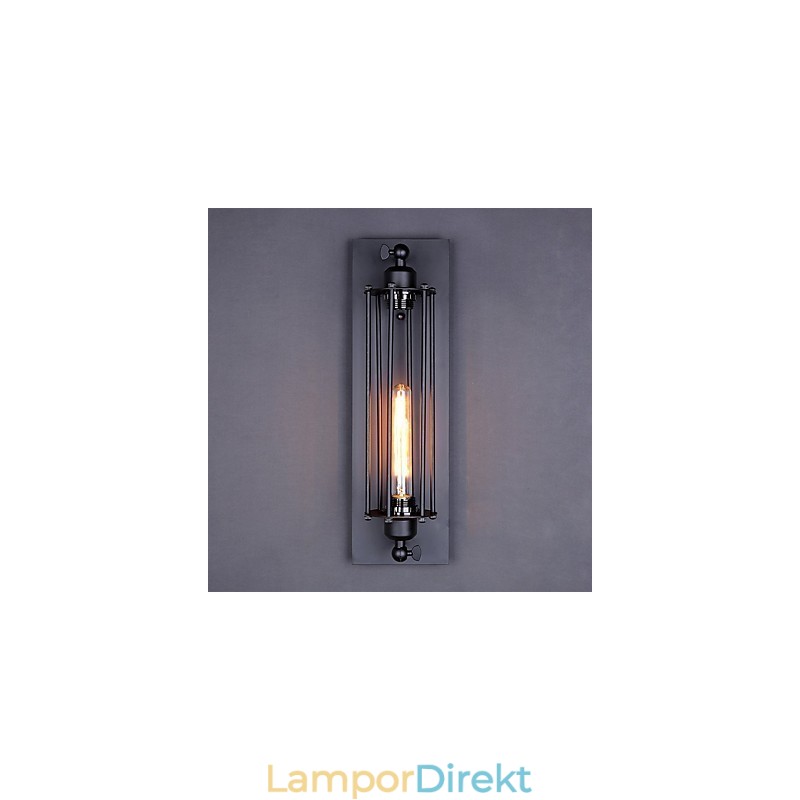 Rustik Lodge Country Retro Vintage Målning Funktion För Mini Style Ambient Light Wall Sconces Vägglampa