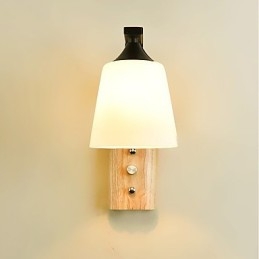 Enkel Lantlig Funktion För Ögonskydd Omgivningsljus Vägglampor Vägglampor Ny Kinesisk Modern Minimalistisk Kreativ Sovrum Sängbord