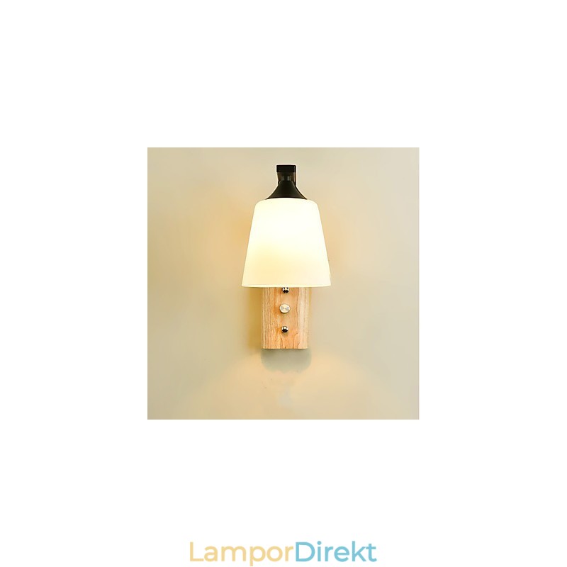 Enkel Lantlig Funktion För Ögonskydd Omgivningsljus Vägglampor Vägglampor Ny Kinesisk Modern Minimalistisk Kreativ Sovrum Sängbord