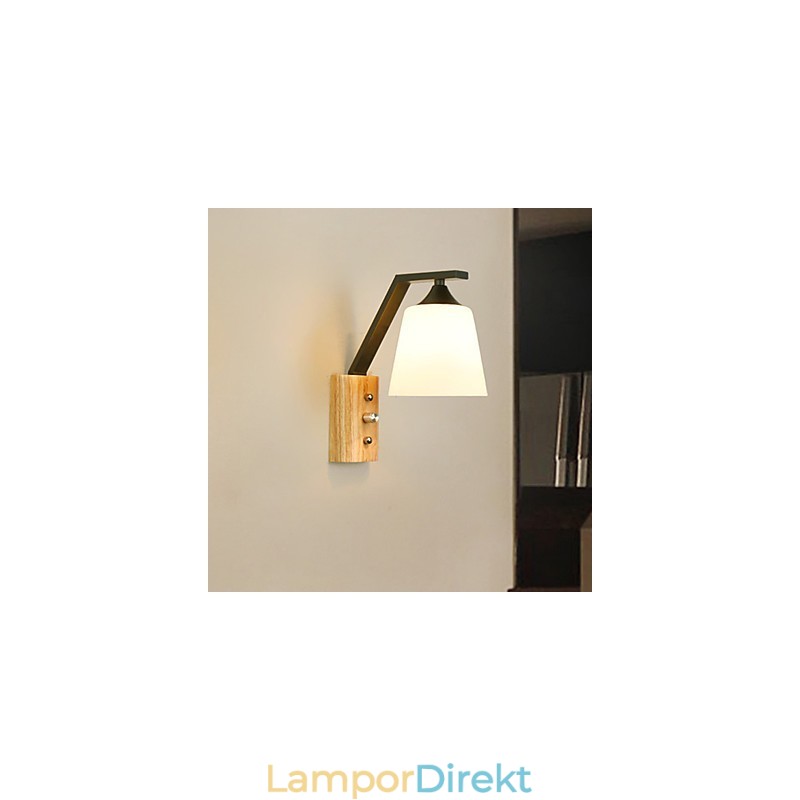 Enkel Lantlig Funktion För Ögonskydd Omgivningsljus Vägglampor Vägglampor Ny Kinesisk Modern Minimalistisk Kreativ Sovrum Sängbord