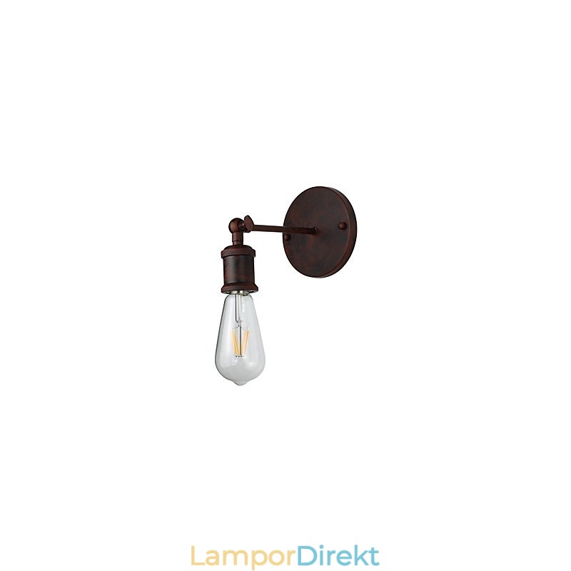 Vägglampa Vägglampor Väggjärn Vägglampa Stum Svart Ljussabel Lampa På Vägg