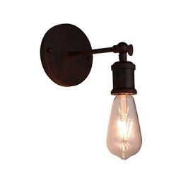Vägglampa Vägglampor Väggjärn Vägglampa Stum Svart Ljussabel Lampa På Vägg