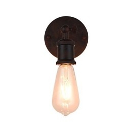 Vägglampa Vägglampor Väggjärn Vägglampa Stum Svart Ljussabel Lampa På Vägg