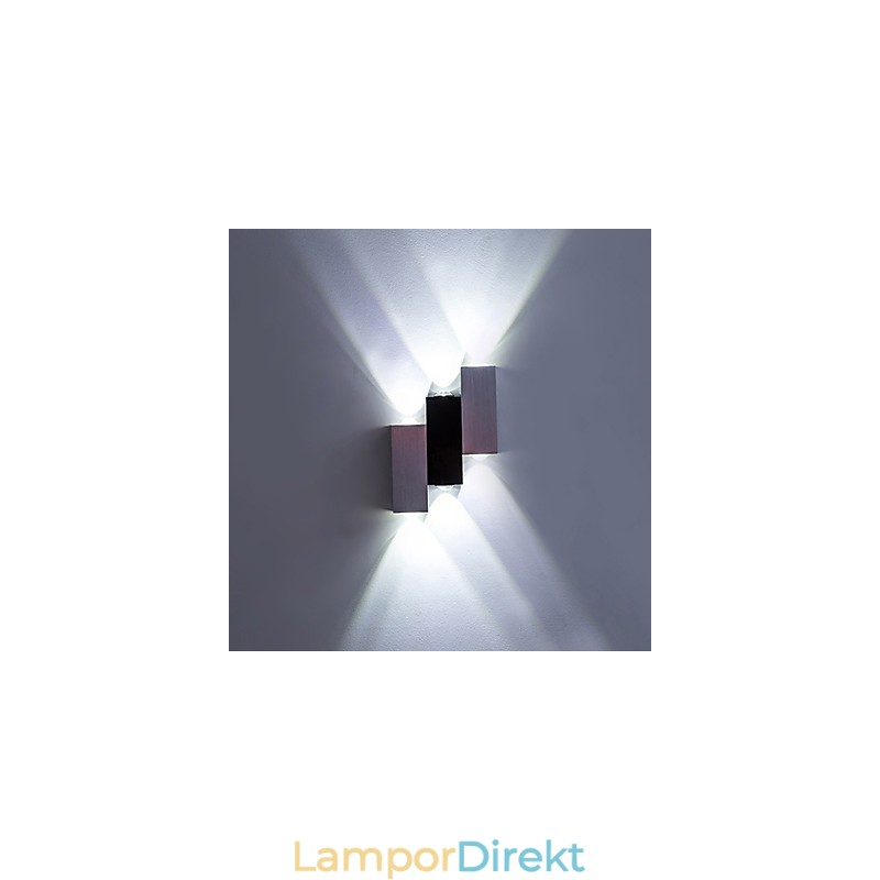 Modern Och Modern Borstad Funktion För Omgivande Ljus Vägglampor Med Infälld Vägglampa