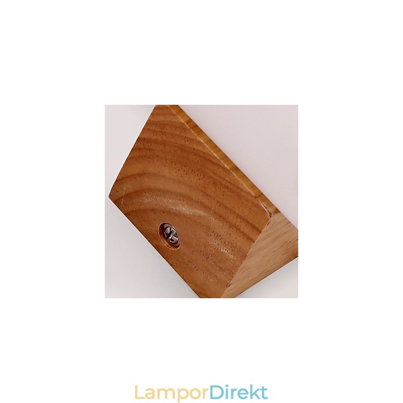 Nyhet Country Feature För Mini Style Ögonskydd Downlight Vägglampor Vägglampa Log Trä Sovrum Sänglampa