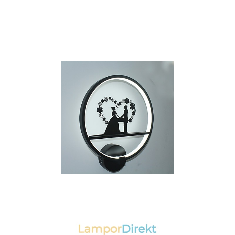 Aluminiumprodukt Vägglampa Modern Minimalistisk Kreativ Vägglampa Fashionabla Vardagsrum Bakgrund Vägg Balkong Lampa Korridor Belysning