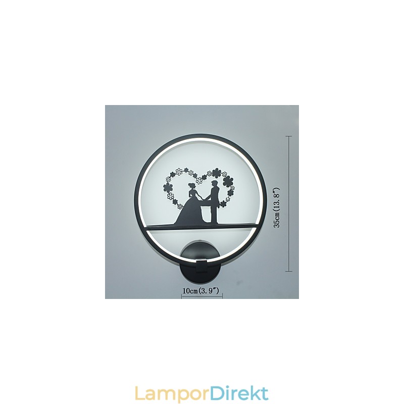 Aluminiumprodukt Vägglampa Modern Minimalistisk Kreativ Vägglampa Fashionabla Vardagsrum Bakgrund Vägg Balkong Lampa Korridor Belysning