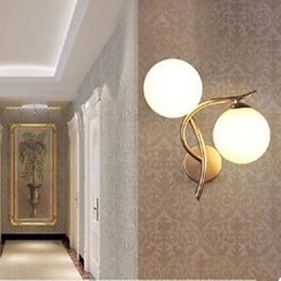 Modernt Mode Vägglampa Iron Art Sovrum Säng Vägglampa Matsal Study Hall Lampa