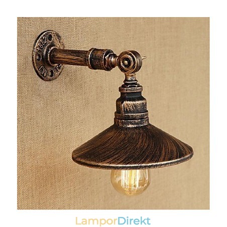 Industrial Style Nordic Water Pipe Vägglampa Vägg Ljusbrun Ancient Industrial Style Nordic Water Pipe Vägglampa Vägg Ljusbrun Ancient