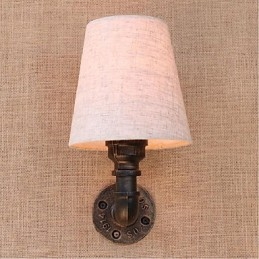 Rustik Lodge Mässing Funktion För Ambient Light Wall Sconces Vägglampa