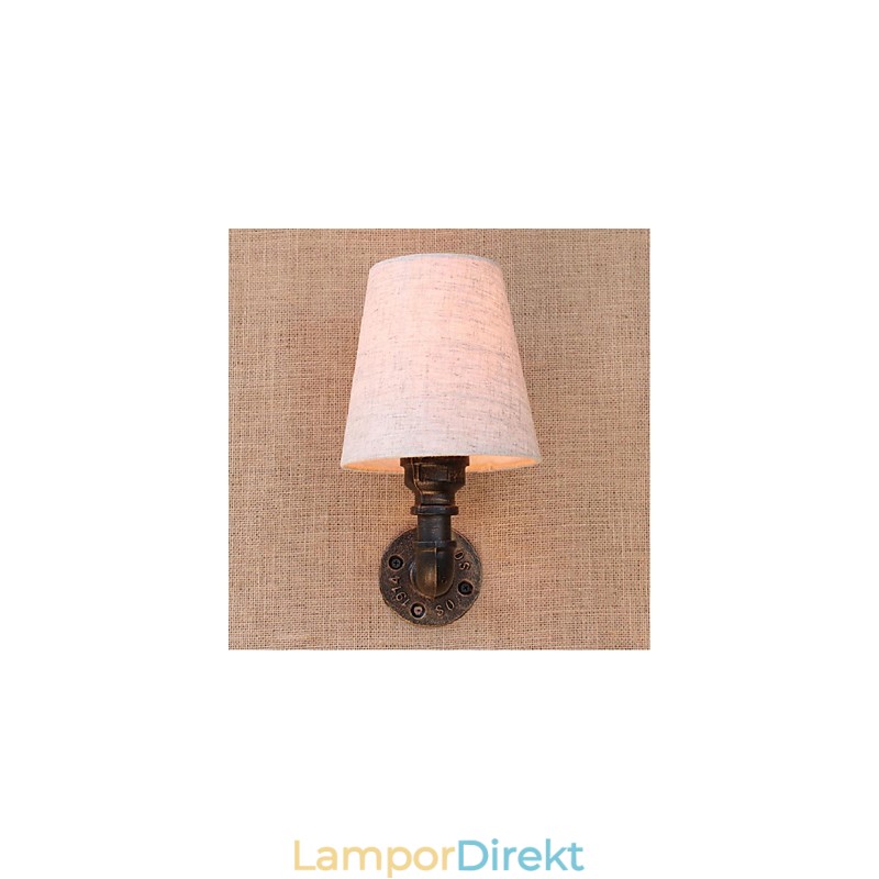 Rustik Lodge Mässing Funktion För Ambient Light Wall Sconces Vägglampa