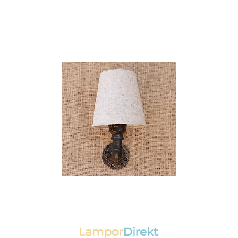 Rustik Lodge Mässing Funktion För Ambient Light Wall Sconces Vägglampa