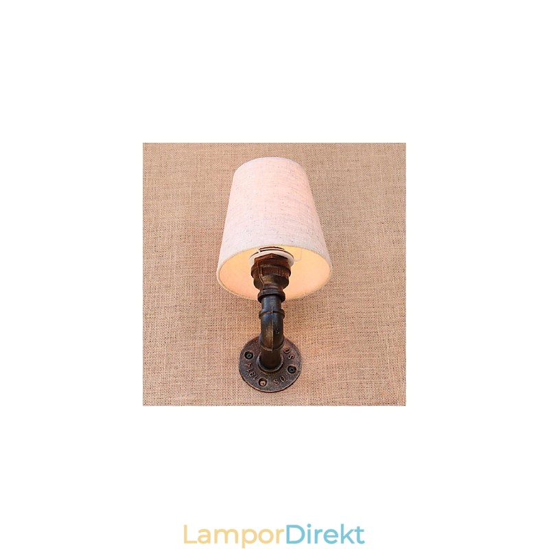 Rustik Lodge Mässing Funktion För Ambient Light Wall Sconces Vägglampa