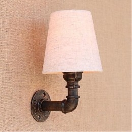 Rustik Lodge Mässing Funktion För Ambient Light Wall Sconces Vägglampa