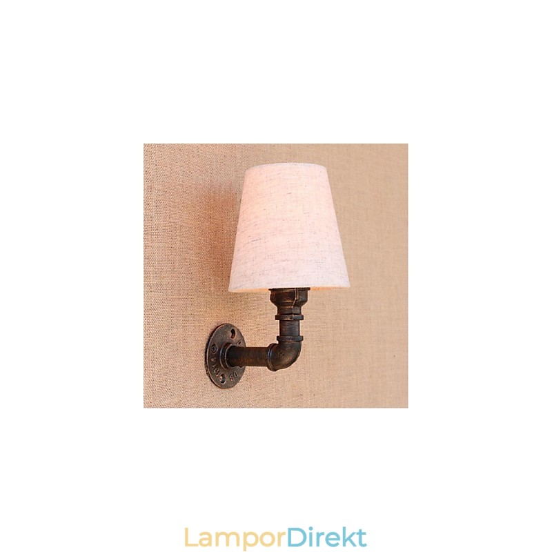 Rustik Lodge Mässing Funktion För Ambient Light Wall Sconces Vägglampa