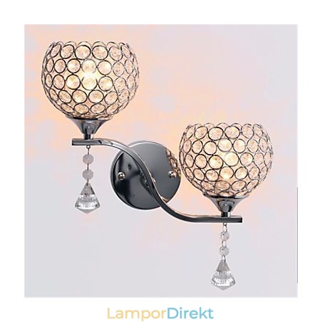 Modern Minimalistisk Vardagsrum Korridor Korridor Kristall Vägglampa