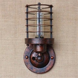 Rustik Lodge Country Antik Mässing Funktion För Ambient Light Wall Sconces Wall Light
