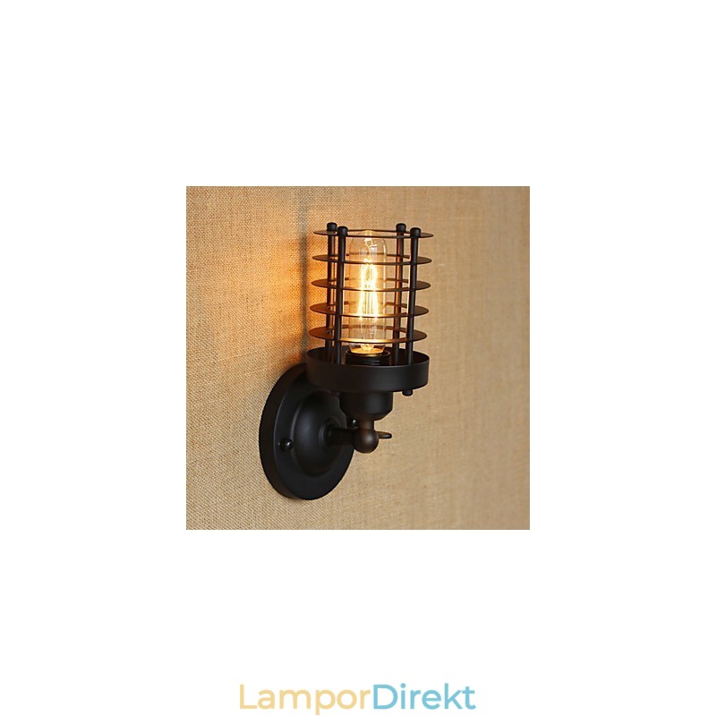 Rustik Lodge Country Antik Mässing Funktion För Ambient Light Wall Sconces Wall Light