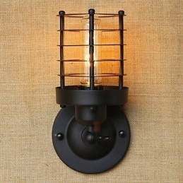 Rustik Lodge Country Antik Mässing Funktion För Ambient Light Wall Sconces Wall Light