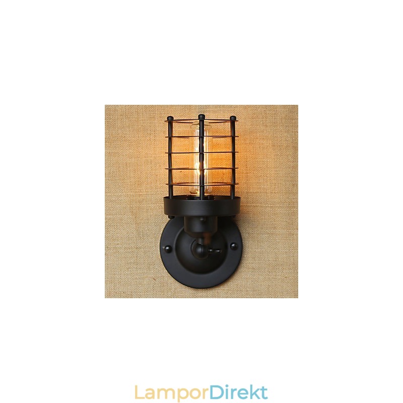 Rustik Lodge Country Antik Mässing Funktion För Ambient Light Wall Sconces Wall Light