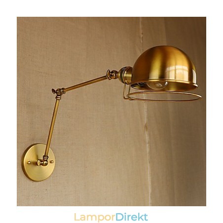 Industriell Retro Europeisk Stil Bykaraktärsbelysning Dekorativ Vägglampa Järnarm Industriell Retro Europeisk Stil Bykaraktärsbelysning Dekorativ Vägglampa Järnarm