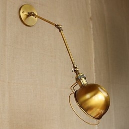 Industriell Retro Europeisk Stil Bykaraktärsbelysning Dekorativ Vägglampa Järnarm