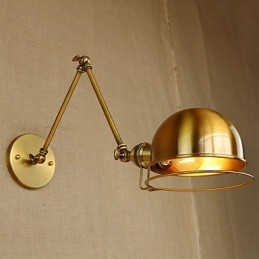 Industriell Retro Europeisk Stil Bykaraktärsbelysning Dekorativ Vägglampa Järnarm