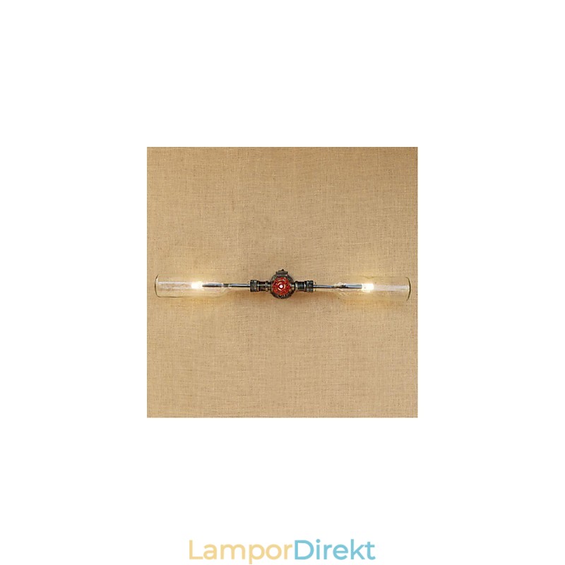Retro Industry Wind Designer Vattenflaska Lampa Vägg Ljusgrå