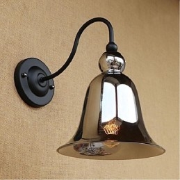 Rustik Lodge Silver Funktion För Downlight Vägglampor Vägglampa
