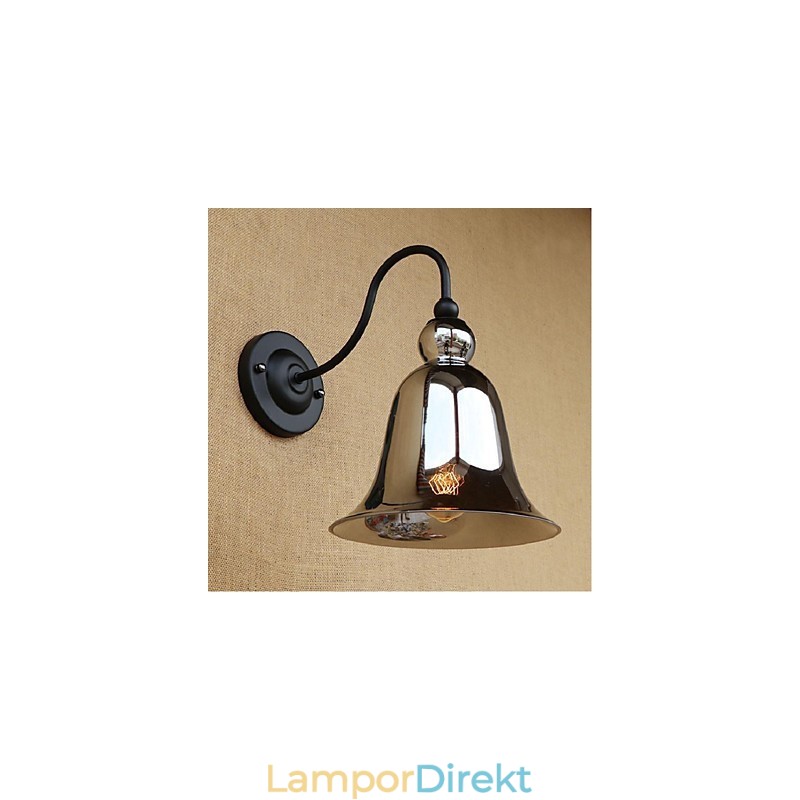 Rustik Lodge Silver Funktion För Downlight Vägglampor Vägglampa