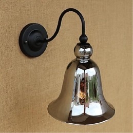 Rustik Lodge Silver Funktion För Downlight Vägglampor Vägglampa