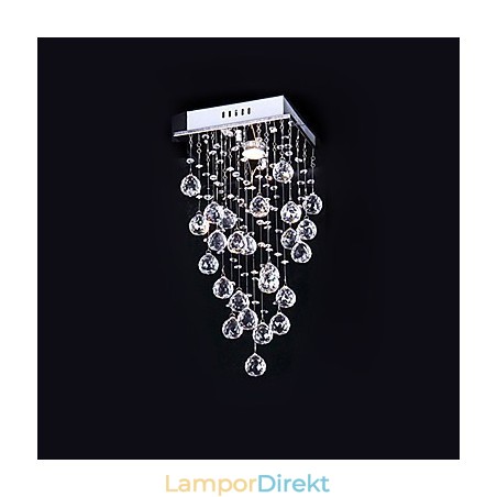 Modern Och Modern Kristall Galvaniserad Metallkrona Flush Mount Modern Och Modern Kristall Galvaniserad Metallkrona Flush Mount