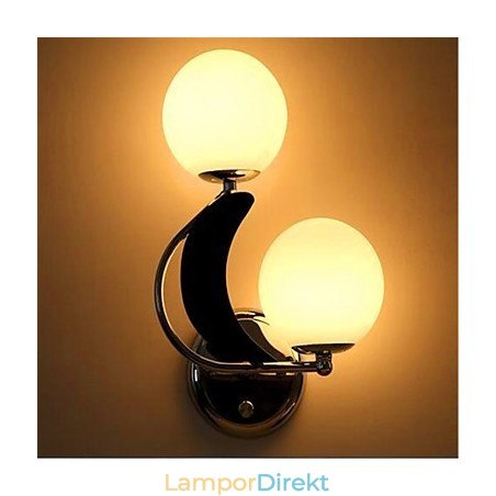 Modern Och Modern Silverfunktion För Omgivande Ljus Vägglampor Vägglampa Modern Och Modern Silverfunktion För Omgivande Ljus Vägglampor Vägglampa