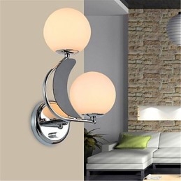 Modern Och Modern Silverfunktion För Omgivande Ljus Vägglampor Vägglampa