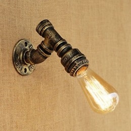 Country Retro Vintage Målningsfunktion För Mini Style Ambient Light Wall Sconces Wall Light