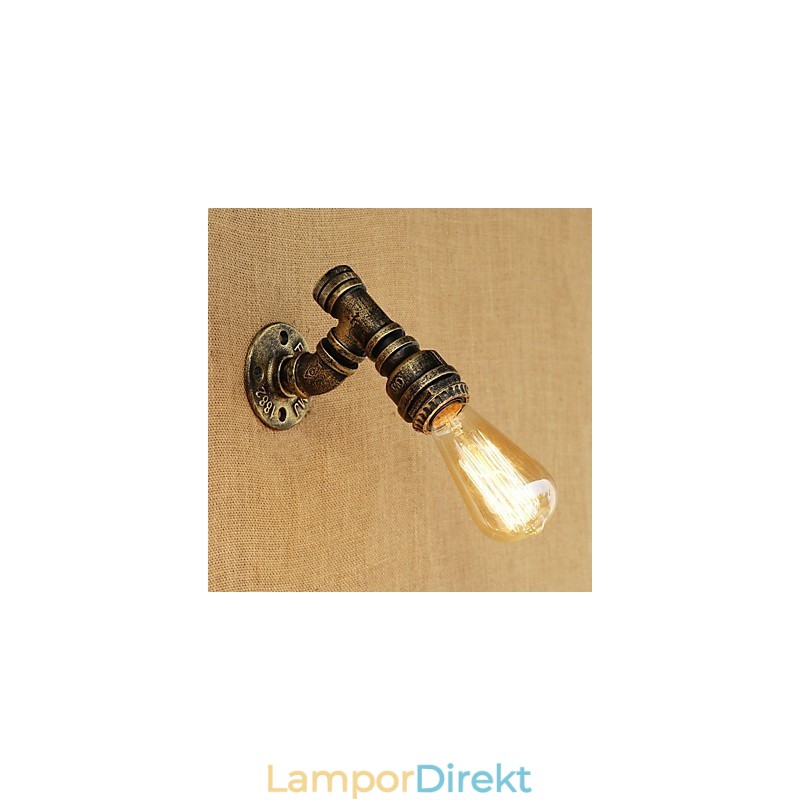 Country Retro Vintage Målningsfunktion För Mini Style Ambient Light Wall Sconces Wall Light