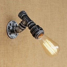 Country Retro Vintage Målningsfunktion För Mini Style Ambient Light Wall Sconces Wall Light