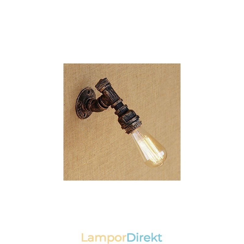 Country Retro Vintage Målningsfunktion För Mini Style Ambient Light Wall Sconces Wall Light