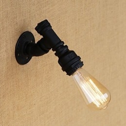 Country Retro Vintage Målningsfunktion För Mini Style Ambient Light Wall Sconces Wall Light