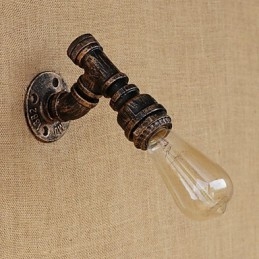 Country Retro Vintage Målningsfunktion För Mini Style Ambient Light Wall Sconces Wall Light