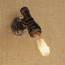 Country Retro Vintage Målningsfunktion För Mini Style Ambient Light Wall Sconces Wall Light