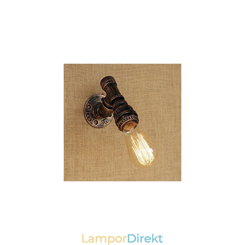 Country Retro Vintage Målningsfunktion För Mini Style Ambient Light Wall Sconces Wall Light