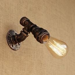 Country Retro Vintage Målningsfunktion För Mini Style Ambient Light Wall Sconces Wall Light