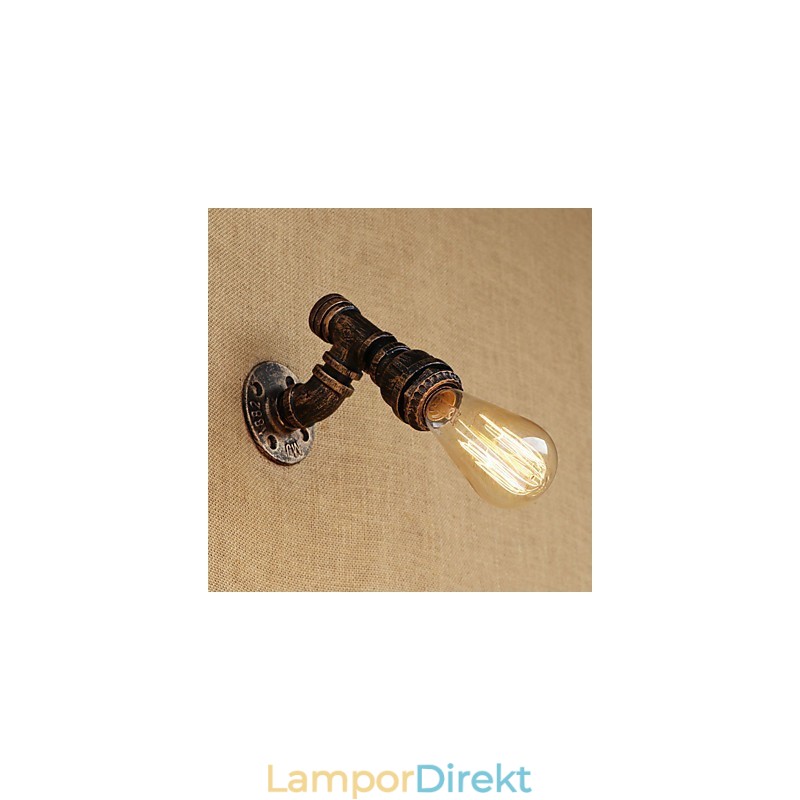Country Retro Vintage Målningsfunktion För Mini Style Ambient Light Wall Sconces Wall Light