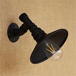 Country Retro Painting Feature För Mini Style Ambient Light Vägglampor Vägglampa