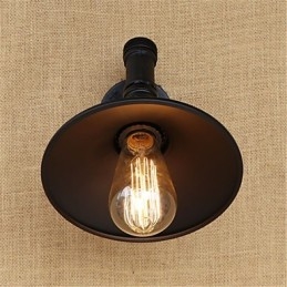 Country Retro Painting Feature För Mini Style Ambient Light Vägglampor Vägglampa