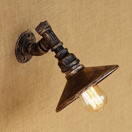 Country Retro Painting Feature För Mini Style Ambient Light Vägglampor Vägglampa